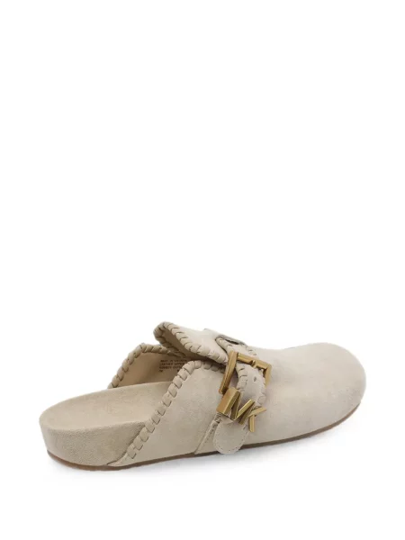 Papuci tip mules Michael Michael Kors cu cataramă negru