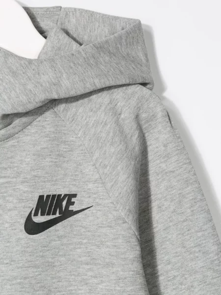 Bluza z kapturem dziecięca Nike szara