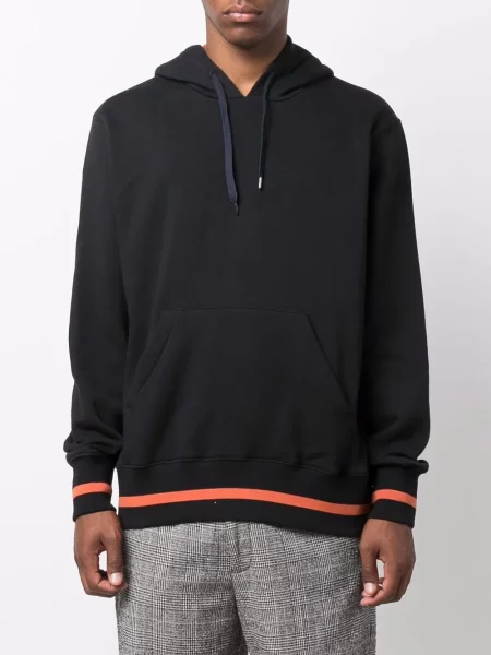 Hoodie Ps Paul Smith με σχέδιο μαύρο
