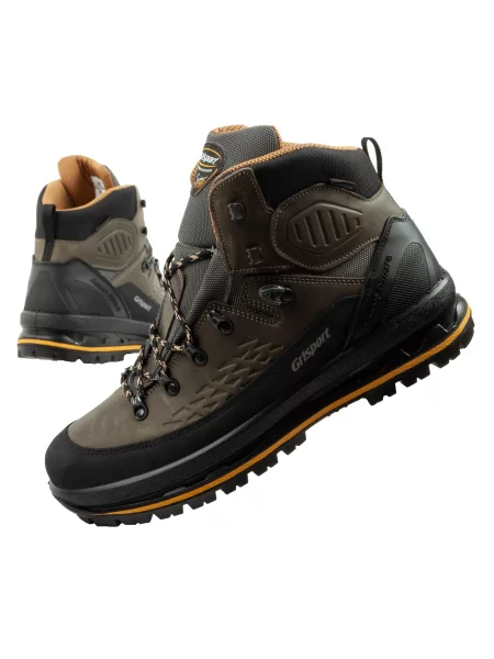 Buty trekkingowe Grisport Grigio wodoodporne za kostkę czarne