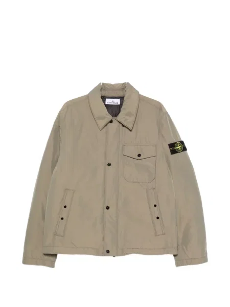 Geacă Stone Island cu strasuri verde
