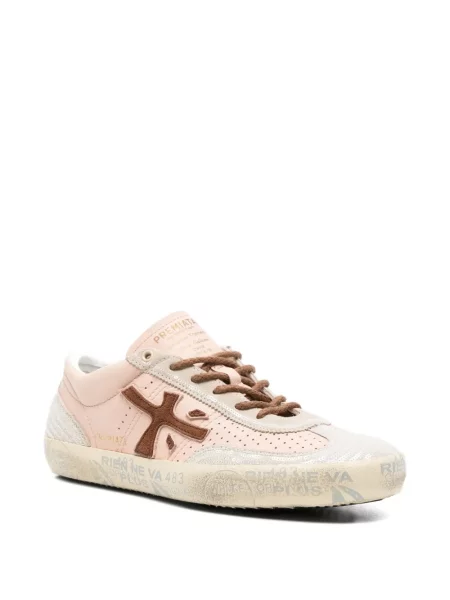 Sneakerși Premiata cu paiete roz