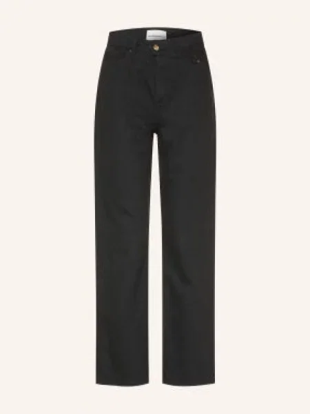 Claudie Pierlot Jeansy Straight schwarz czarne