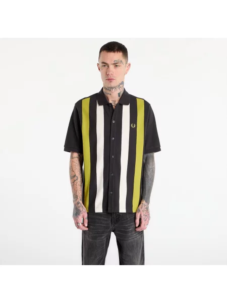 Pruhované polotričko Fred Perry šedé