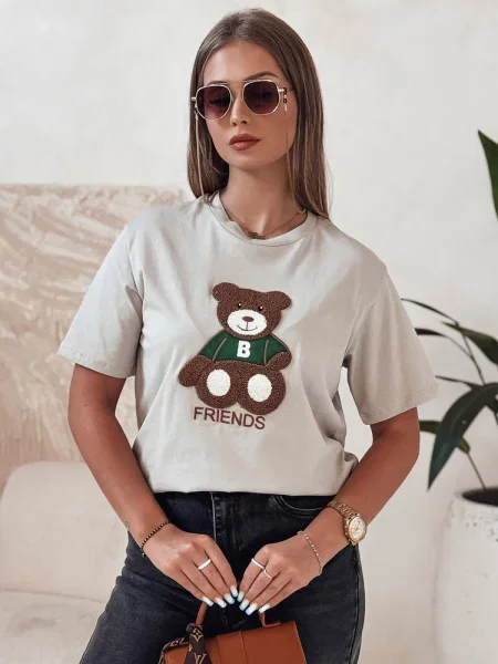 Tricou Dstreet teddy gri