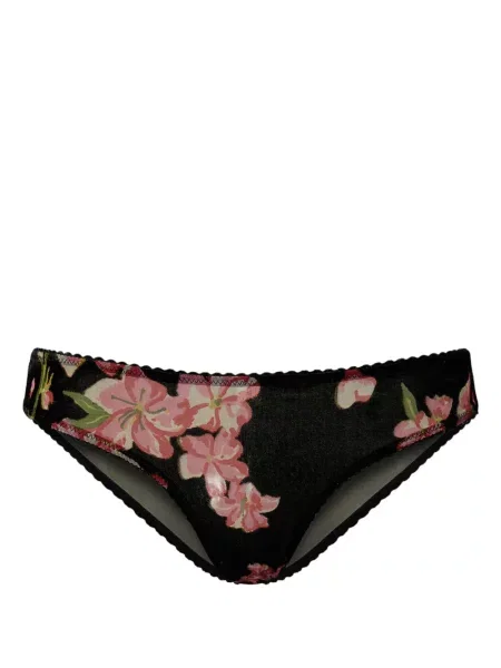 Chiloți Twinset de catifea negru