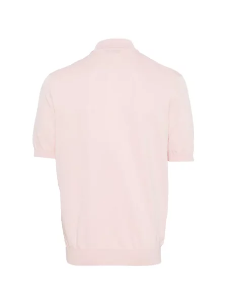 Scurt tricou polo Barba roz
