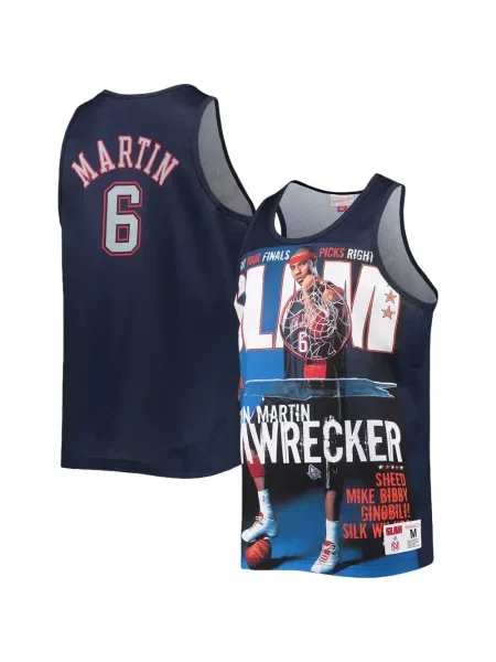 Cămașă Mitchell & Ness albastru