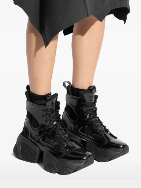Sneakerși Noir Kei Ninomiya cu platformă negru