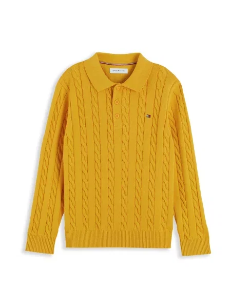 TOMMY HILFIGER Pulover curry galben