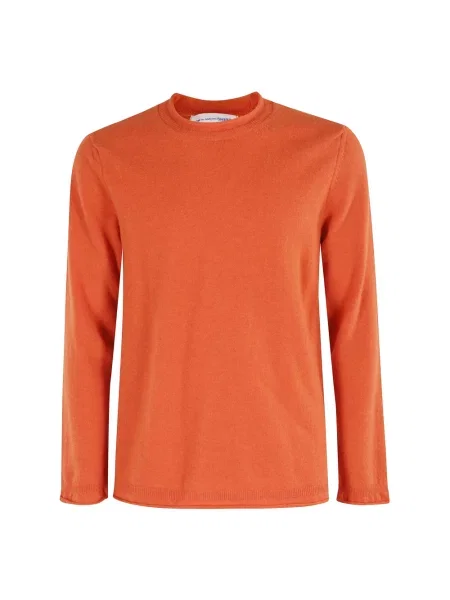 Dzianinowy sweter Comme Des Garcons pomarańczowy