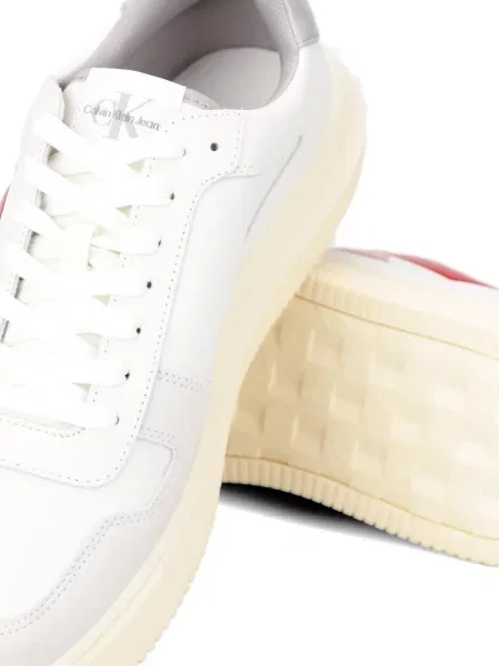 Sneakerși Calvin Klein cu imagine alb