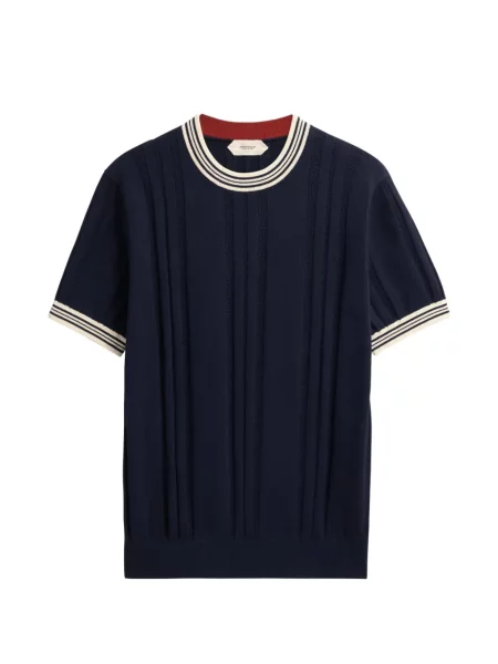 Tricou Pringle Of Scotland tricotate albastru