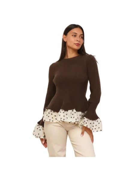 Pulover La Modeuse maro
