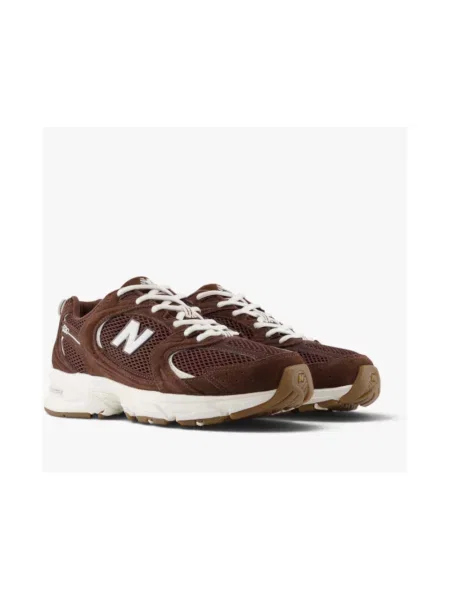 Sneakersy New Balance 530 zamszowe brązowe