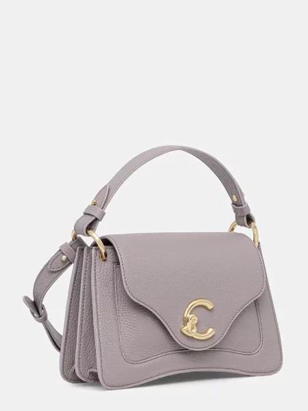 Кожаная сумка Coccinelle черная