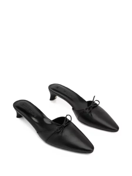 Papuci tip mules By Far din piele negru