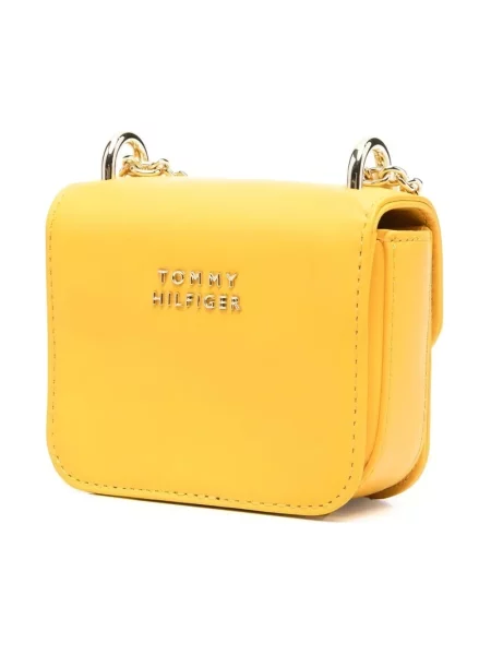 Body Tommy Hilfiger skórzany żółty