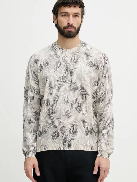 Armani Exchange pulover pentru bărbați din bej