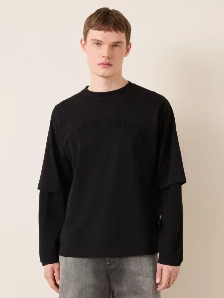 Palm Angels Tričko S Dlouhým Rukávem černá