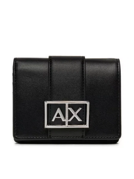 Armani Exchange portfel czarny