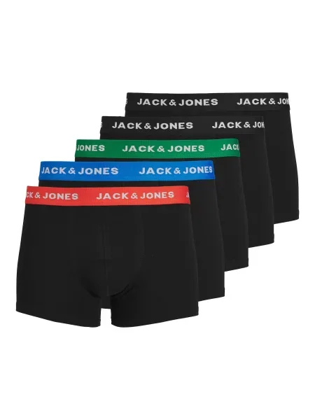 JACK & JONES Boxeri JACHUEY albastru / verde / roșu negru