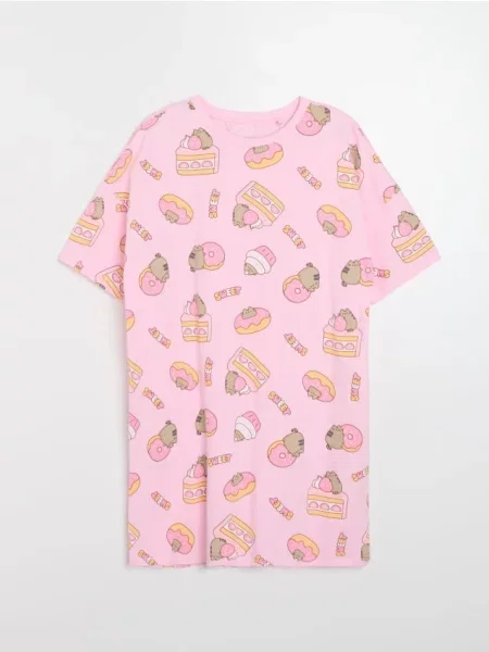 Ночная рубашка Sinsay розовая