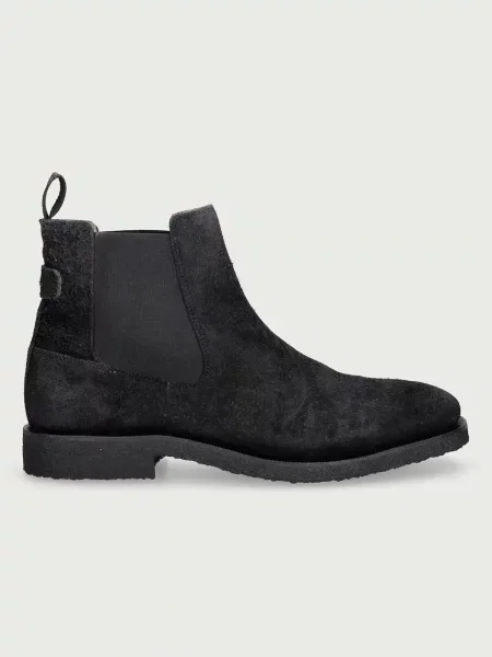 Botine chelsea Allsaints din piele negru