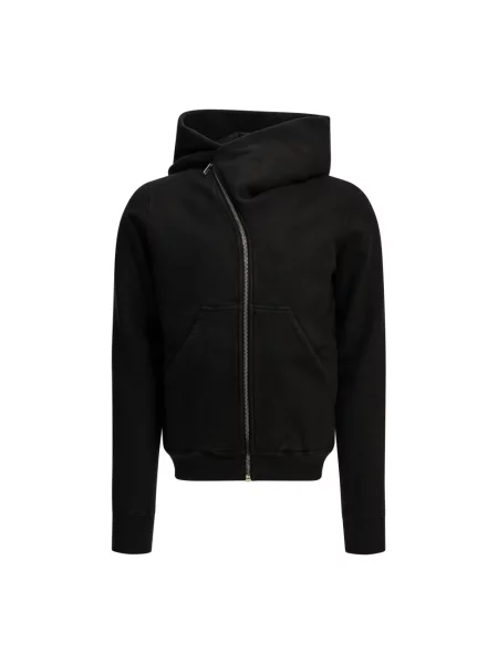 Bluza z kapturem Rick Owens czarna