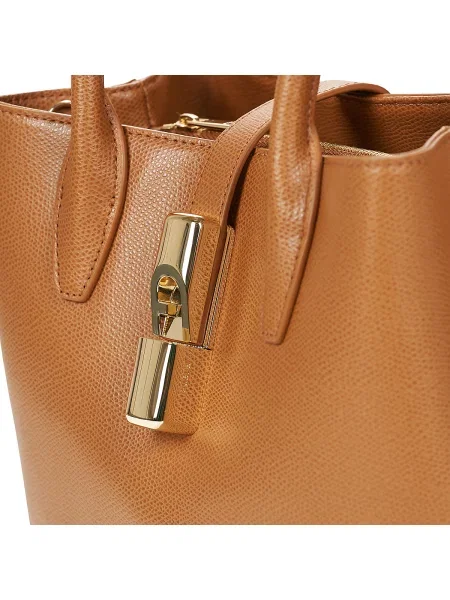 Shopper kabelka Furla hnedá