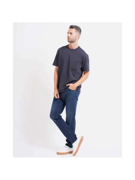 BOSS jeansy slim fit P-Delaware niebieskie
