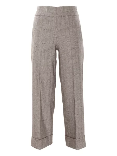 Pantaloni D.exterior cu model herringbone