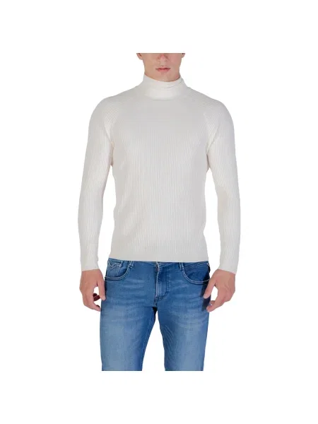 Pulover Antony Morato stretch alb