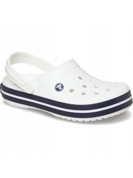 Crocs Buty Chodaki Klapki Crocband Clog białe