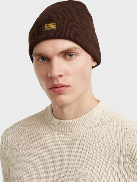 Довга шапка G-star Raw коричнева