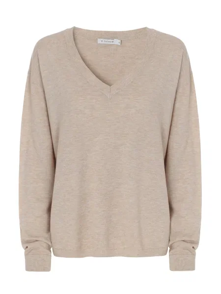 TATUUM Pulover Tess amestecat bej