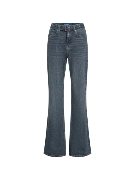 Blugi evazați Karl Lagerfeld Jeans evazate albastru