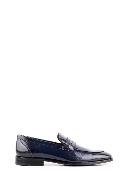 Шкіряні Лофери LeBERDES синій