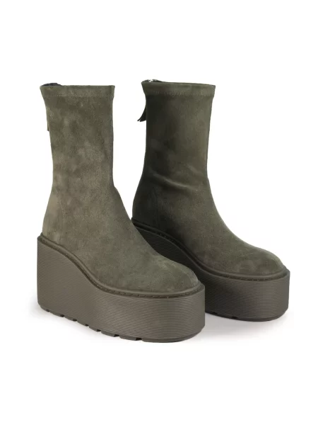 Buty do kostki Vic Matie skórzane zielone
