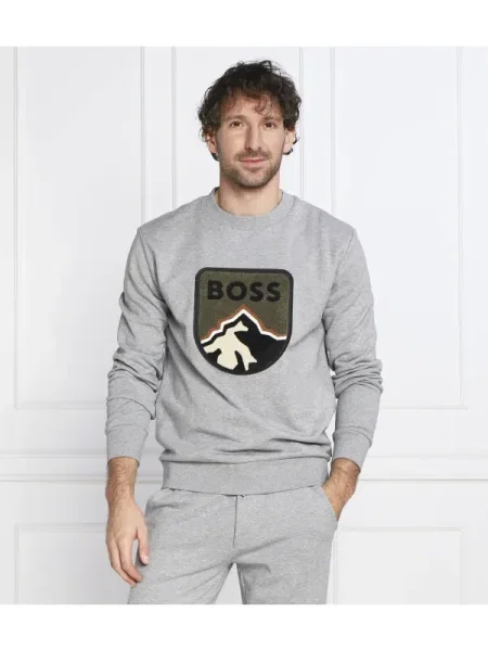 BOSS BLACK Hanorac Stadler negru