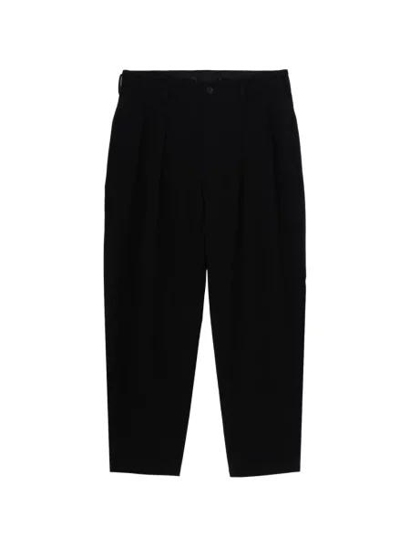 Pantaloni Yohji Yamamoto conici negru