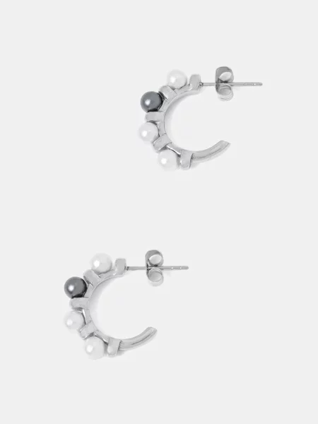 Karl Lagerfeld cercei argintiu