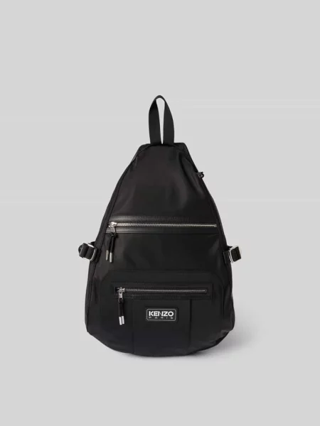 Plecak z detalem z logo Kenzo czarny