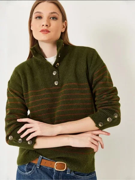 Bianco Lucci Pulover Pullover mešane barve