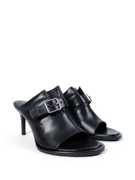 Sandale Ann Demeulemeester din piele negru