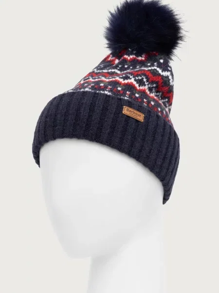 Barbour шапка з помпоном