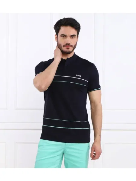 BOSS GREEN Polo Pariq verde