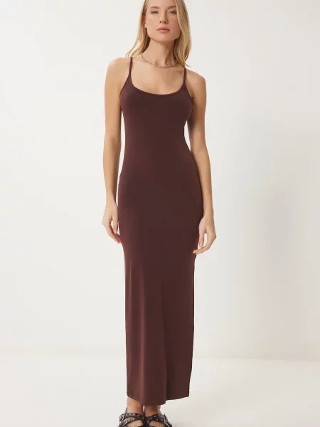 Happiness İstanbul Rochie de vară maro