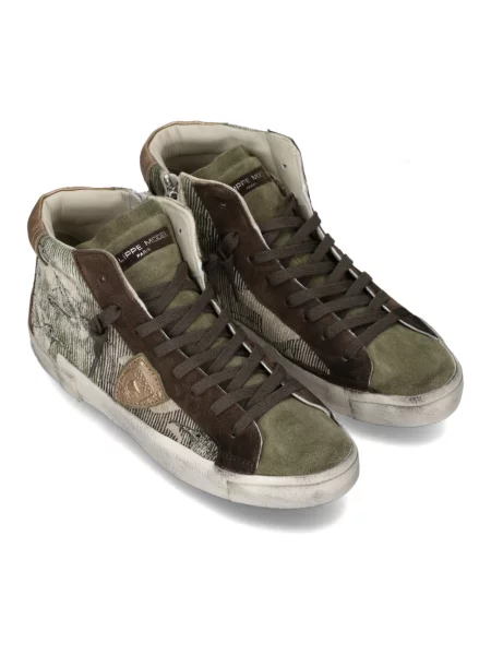 Buty do tenisa Philippe Model skórzane do tenisa zielone