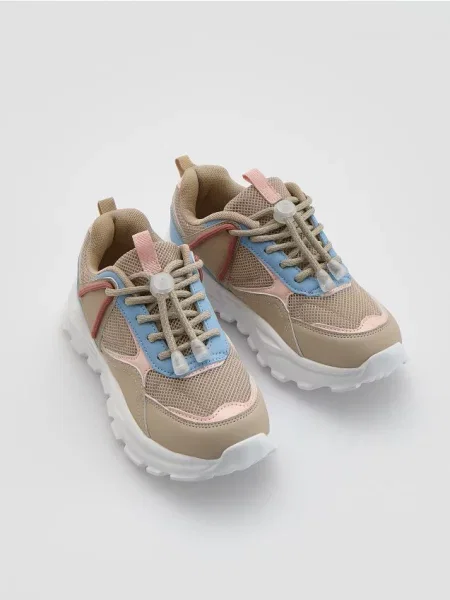 Кеды Reserved бежевые